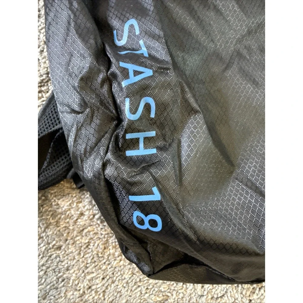 Klymit Stash 18 Air Frame Lightweight Black Backpack Hiking Day Bag